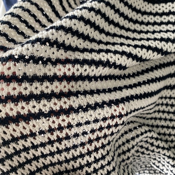 Rag & bone cold shoulder loose knit striped sweater - Picture 8 of 8